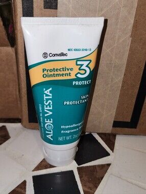 Aloe Vesta Protective Ointment 3 - Aloe Green Skin Protectant 2 Oz Rare New